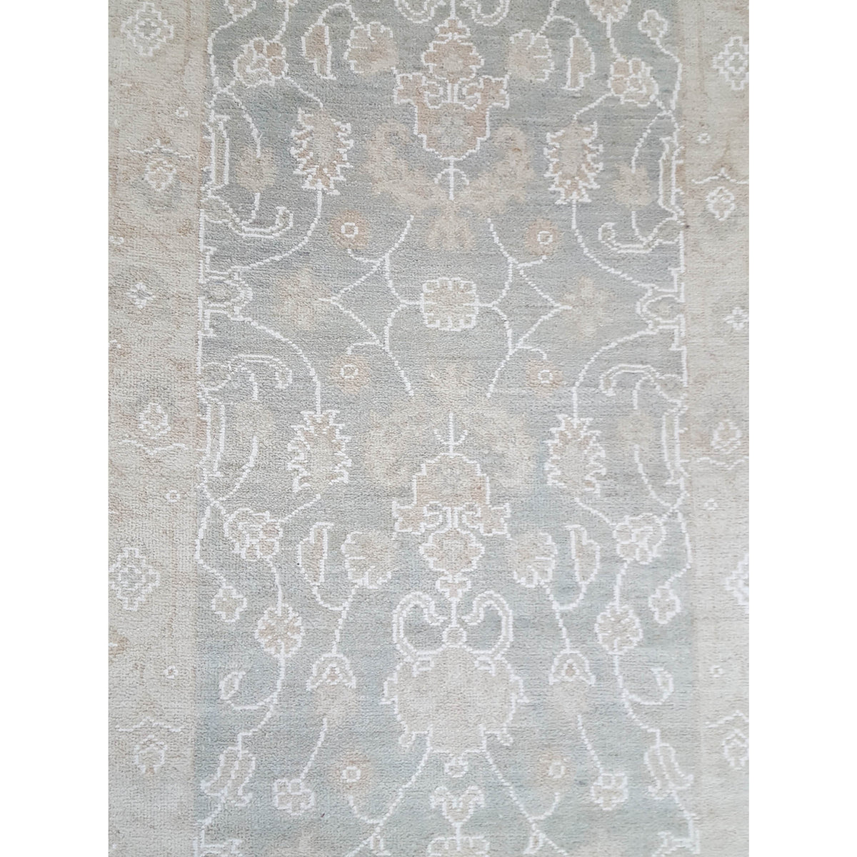 Pacific Ziegler 41680 Lt.Grey Ivory Transitional Hand Knotted Rug