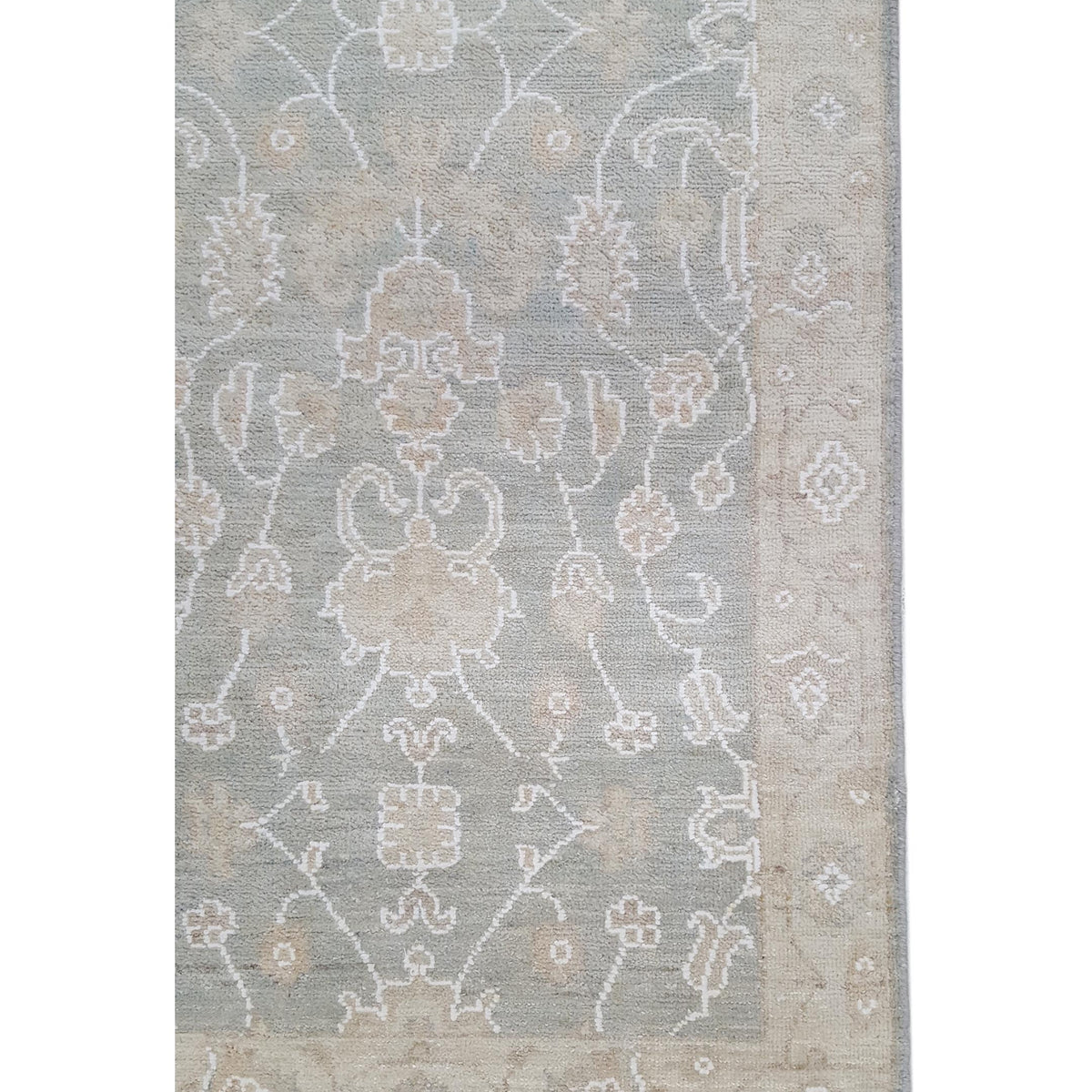Pacific Ziegler 41680 Lt.Grey Ivory Transitional Hand Knotted Rug