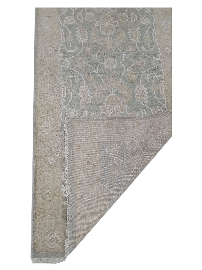 Pacific Ziegler 41681 Lt.Green Beige Transitional Hand Knotted Rug