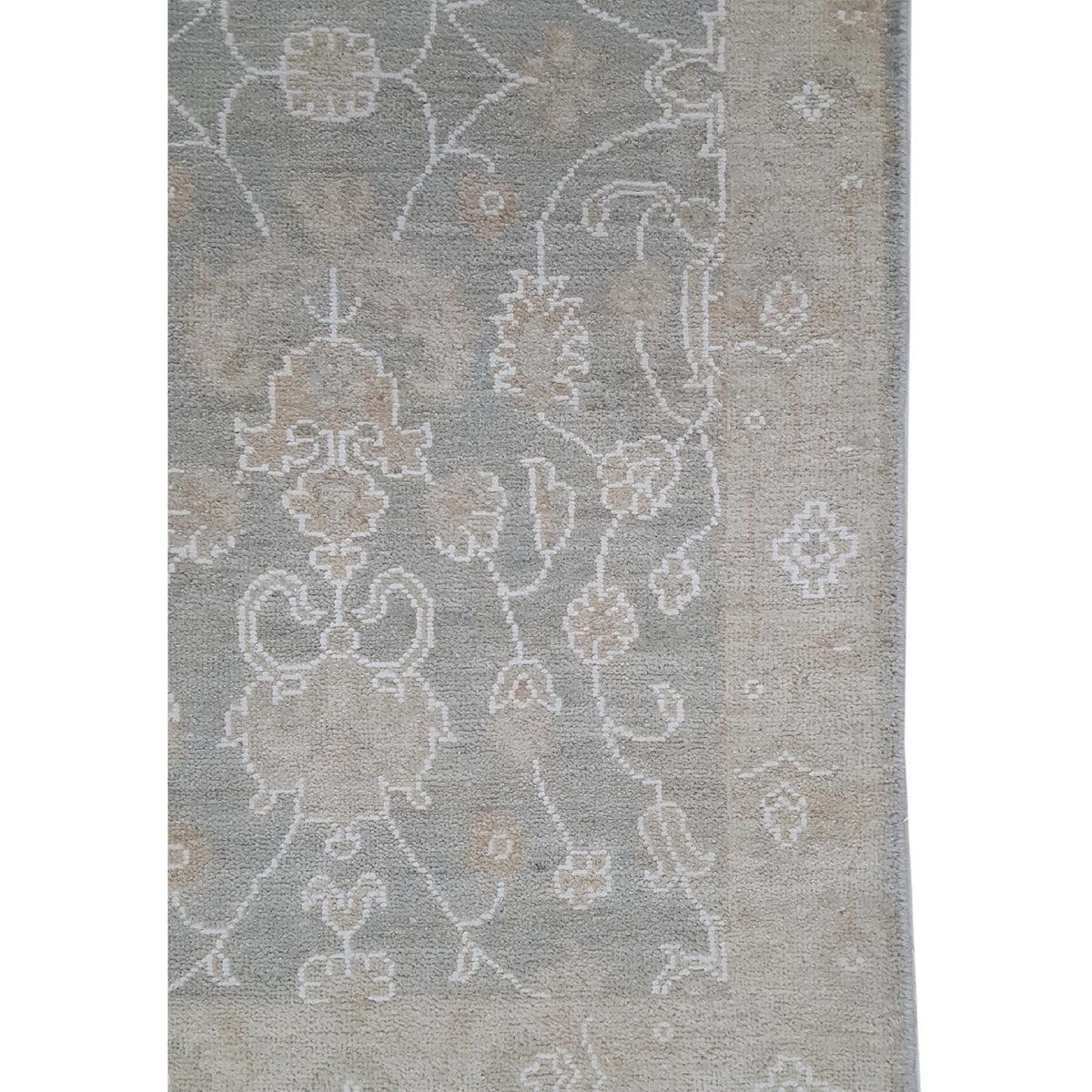 Pacific Ziegler 41681 Lt.Green Beige Transitional Hand Knotted Rug