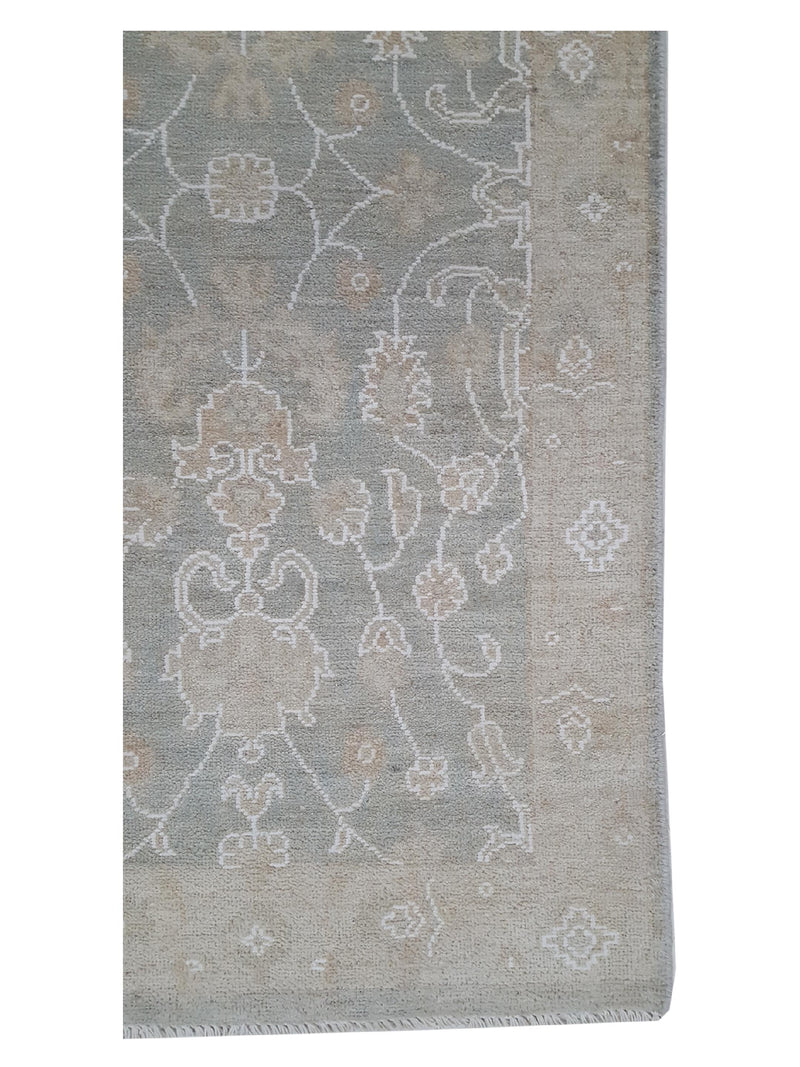 Pacific Ziegler 41681 Lt.Green Beige Transitional Hand Knotted Rug