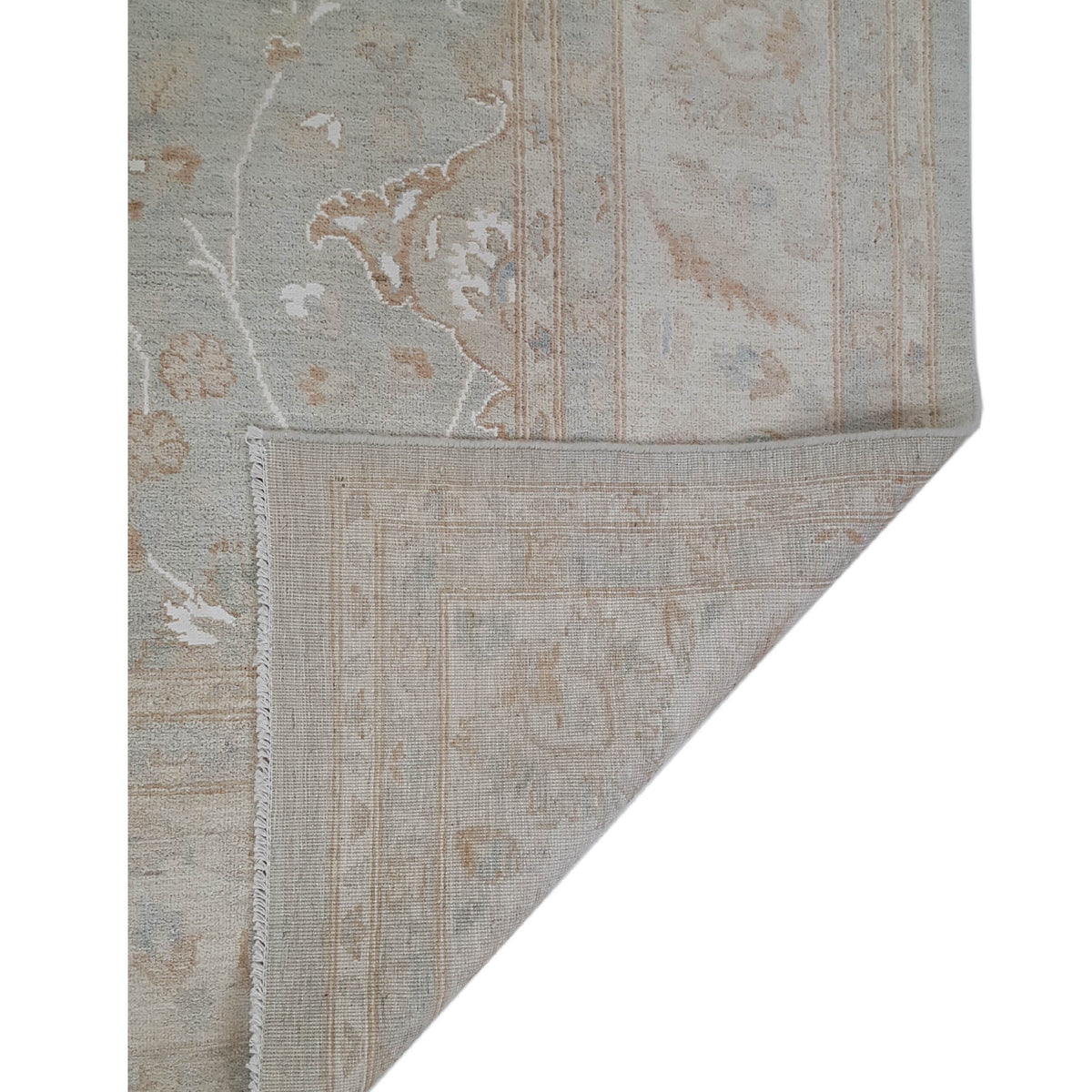 Pacific Ziegler 41682 Lt.Grey Lt.Ivory Transitional Hand Knotted Rug