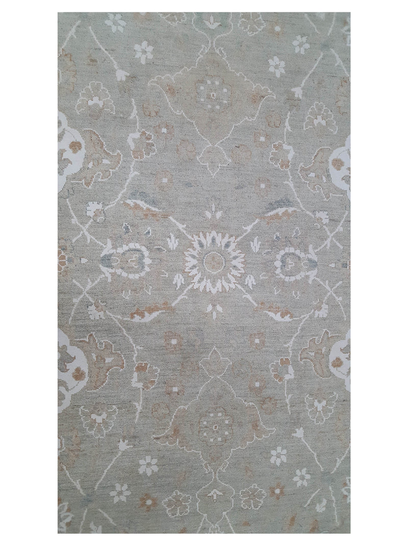 Pacific Ziegler 41682 Lt.Grey Lt.Ivory Transitional Hand Knotted Rug