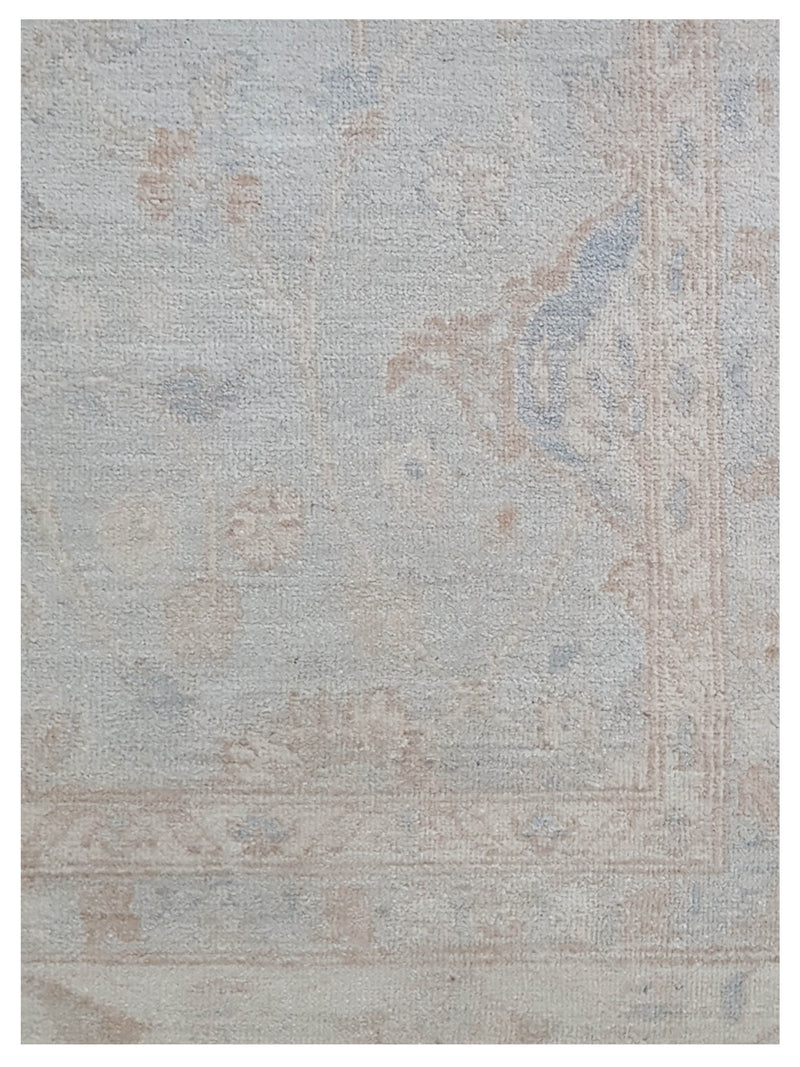 Pacific Ziegler 41689 Lt.Blue Ivory Transitional Hand Knotted Rug