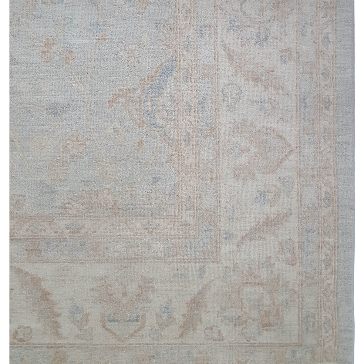 Pacific Ziegler 41689 Lt.Blue Ivory Transitional Hand Knotted Rug