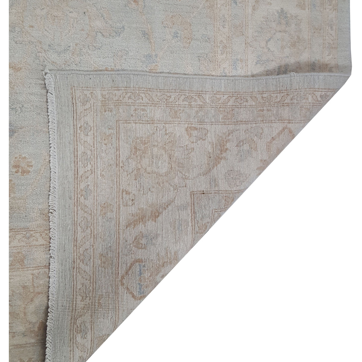 Pacific Ziegler 41689 Lt.Blue Ivory Transitional Hand Knotted Rug