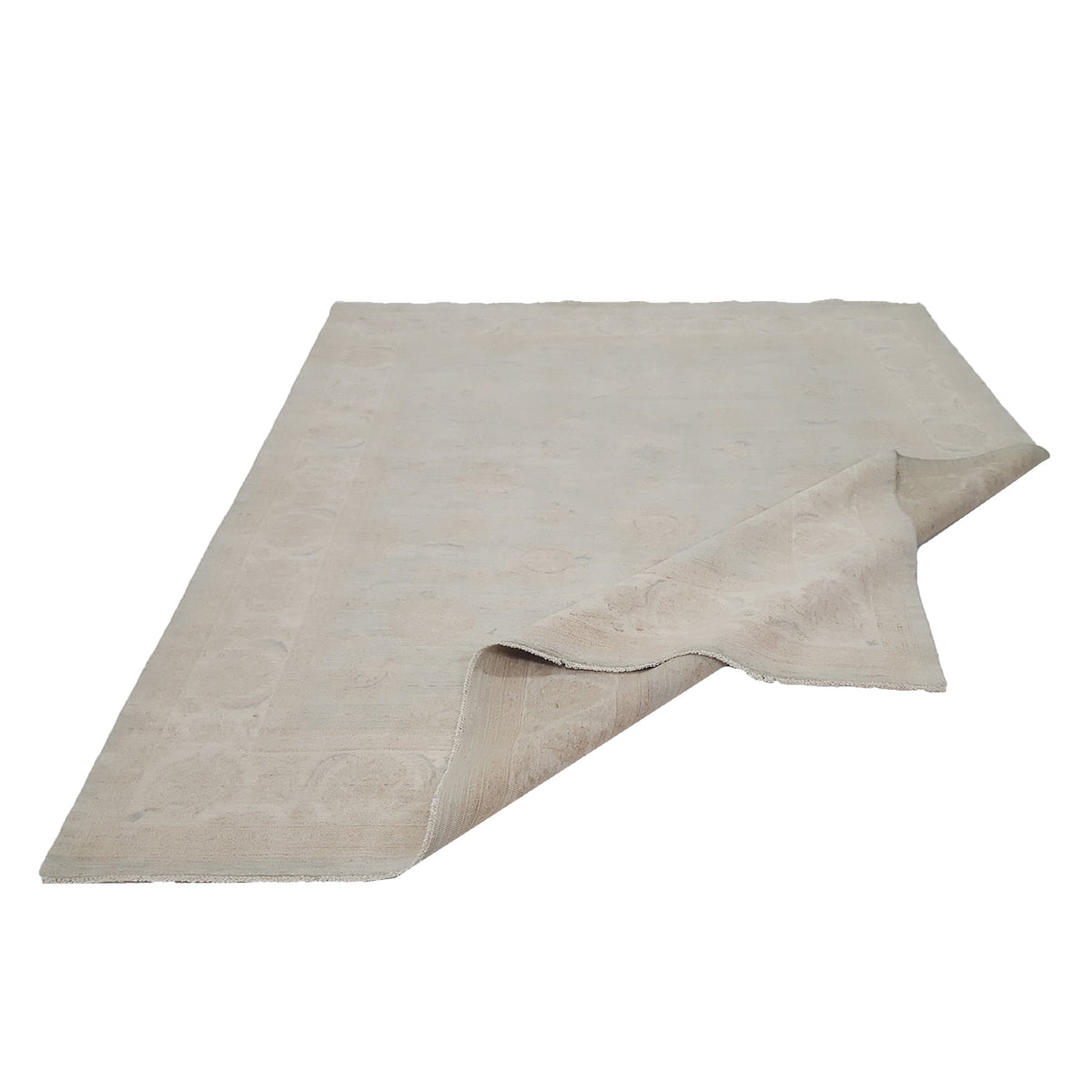 Pacific Ziegler 41693 Lt.Blue Ivory Transitional Hand Knotted Rug
