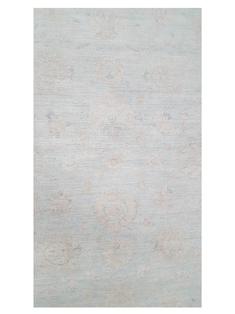 Pacific Ziegler 41693 Lt.Blue Ivory Transitional Hand Knotted Rug