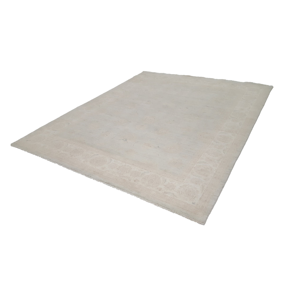 Pacific Ziegler 41693 Lt.Blue Ivory Transitional Hand Knotted Rug
