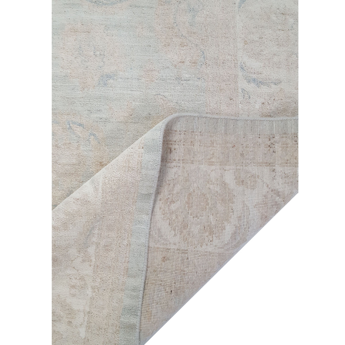 Pacific Ziegler 41693 Lt.Blue Ivory Transitional Hand Knotted Rug