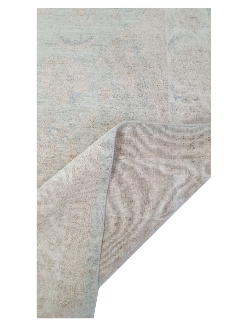 Pacific Ziegler 41693 Lt.Blue Ivory Transitional Hand Knotted Rug