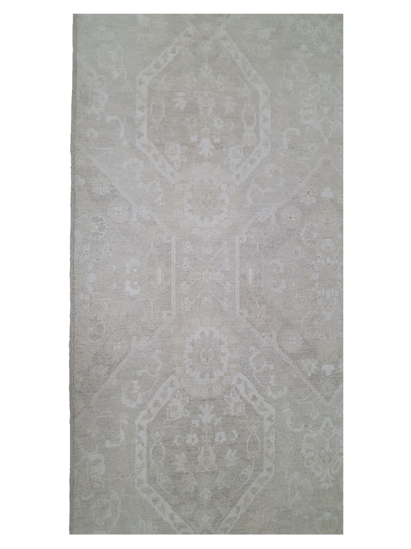 Pacific Ziegler 41705 Ivory Ivory Transitional Hand Knotted Rug
