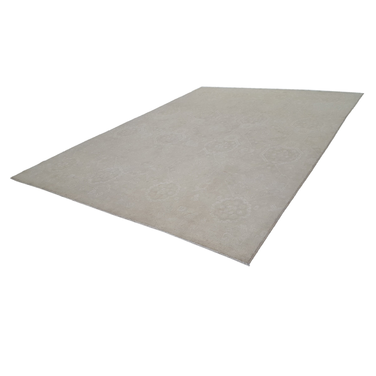 Pacific Ziegler 41705 Ivory Ivory Transitional Hand Knotted Rug