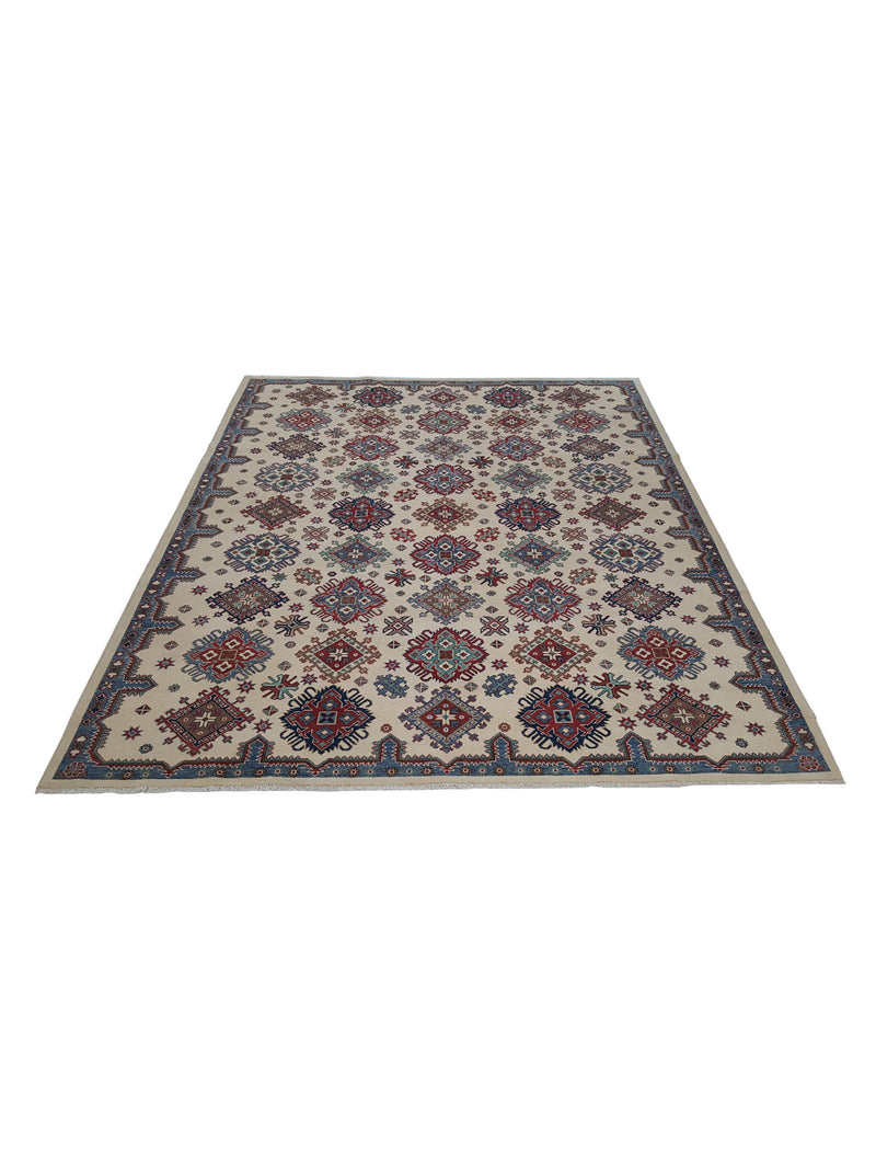 Pacific Kazak 41711 Ivory Ivory Transitional Hand Knotted Rug