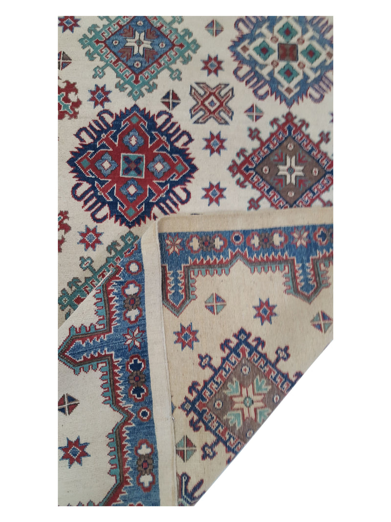 Pacific Kazak 41711 Ivory Ivory Transitional Hand Knotted Rug