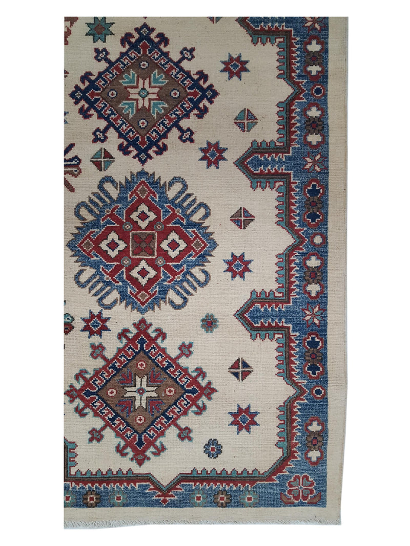 Pacific Kazak 41711 Ivory Ivory Transitional Hand Knotted Rug