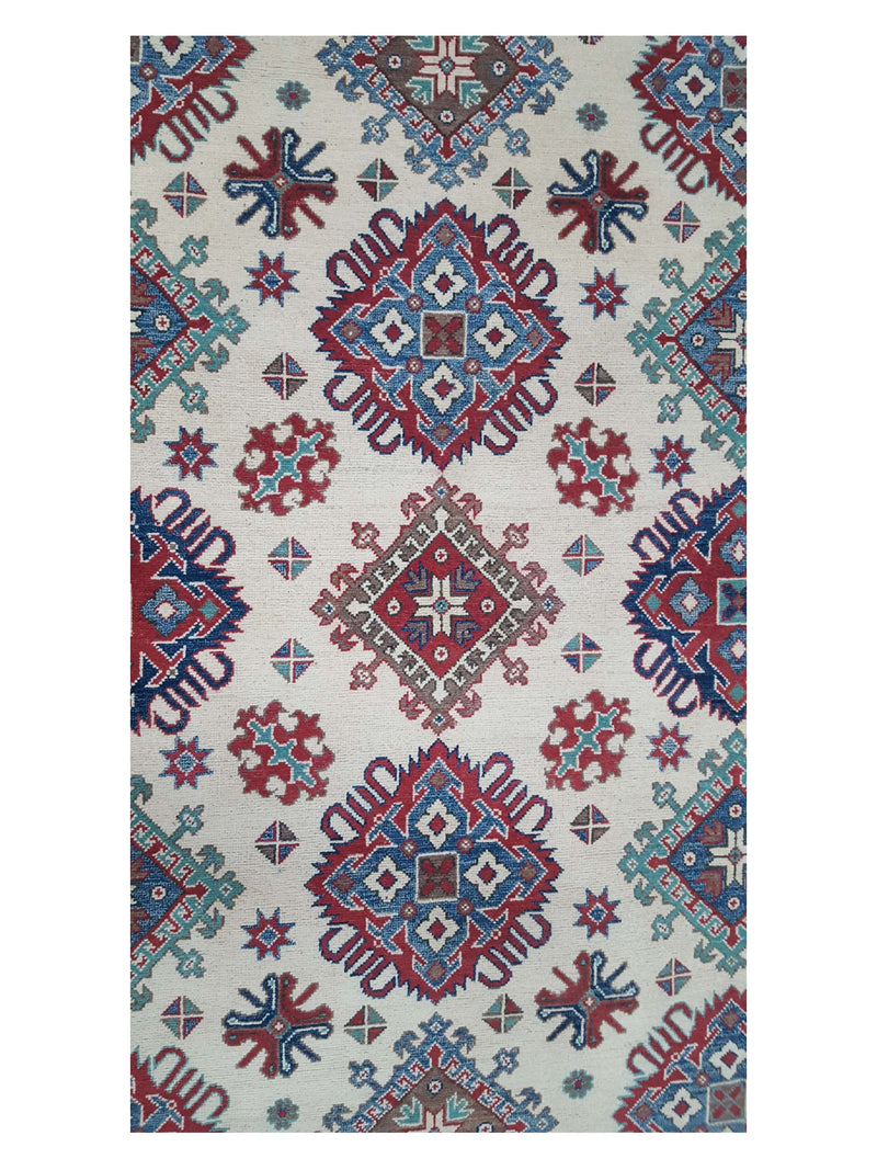 Pacific Kazak 41711 Ivory Ivory Transitional Hand Knotted Rug