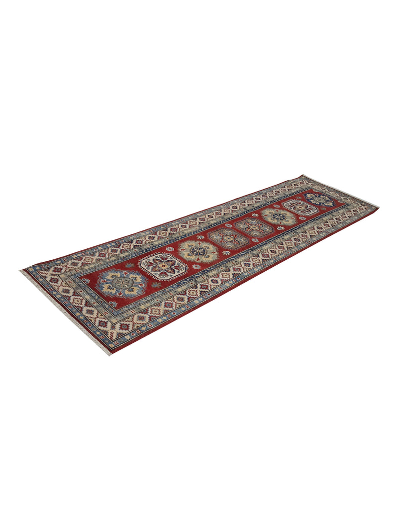 Pacific Kazak 41722 Red Ivory Traditional Hand Knotted Rug