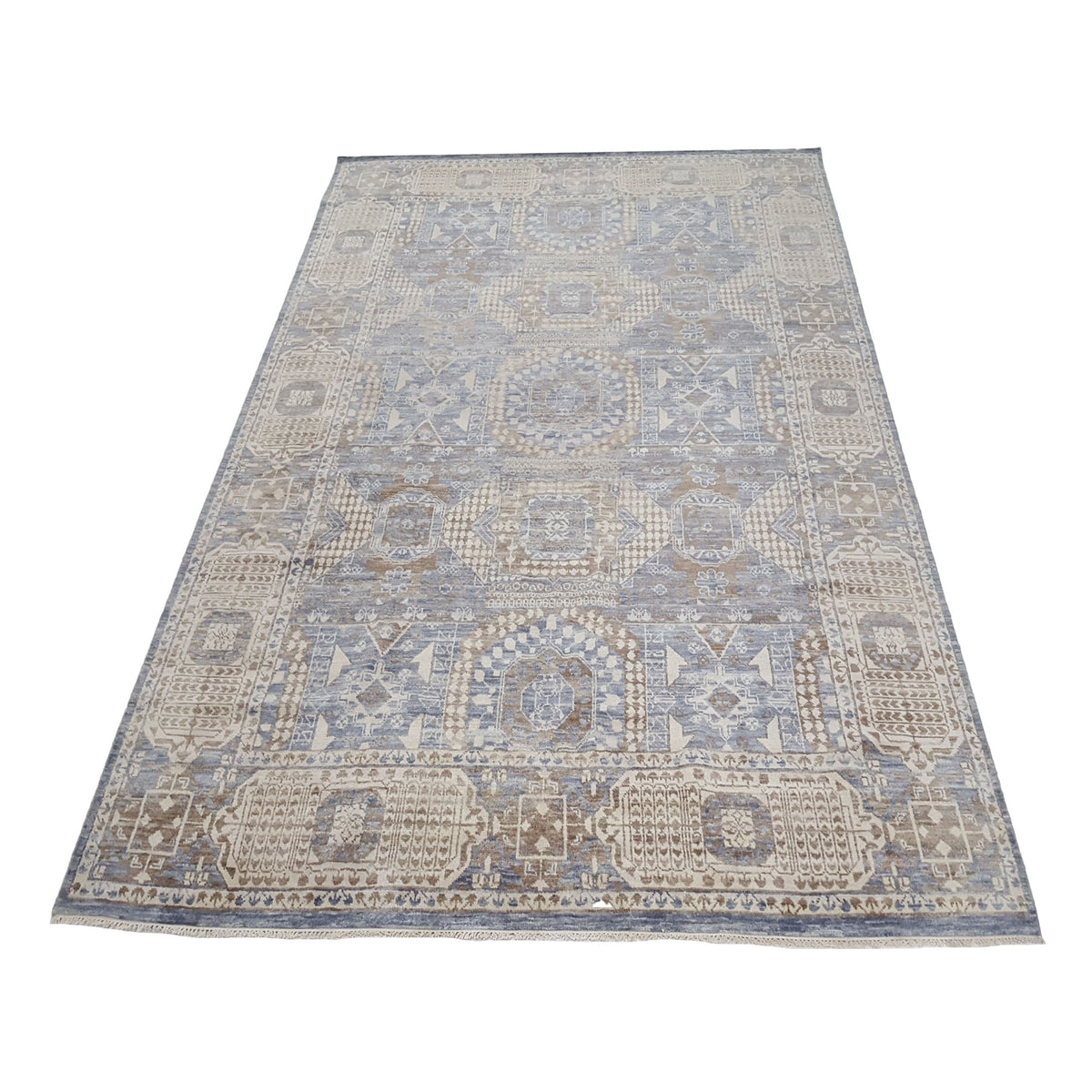 Pacific Soft Melody 41727 Grey Brown Traditional Hand Knotted Rug