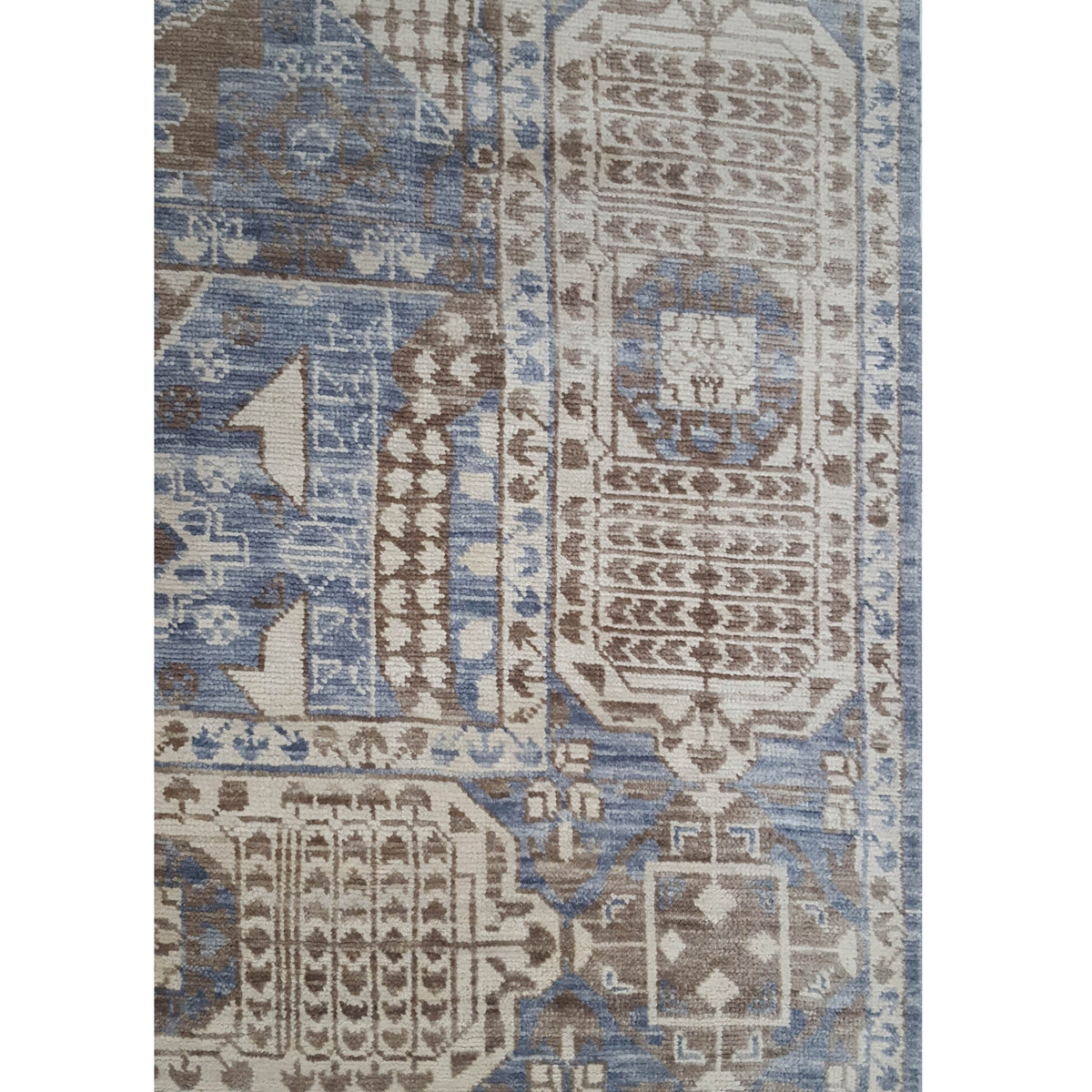 Pacific Soft Melody 41727 Grey Brown Traditional Hand Knotted Rug