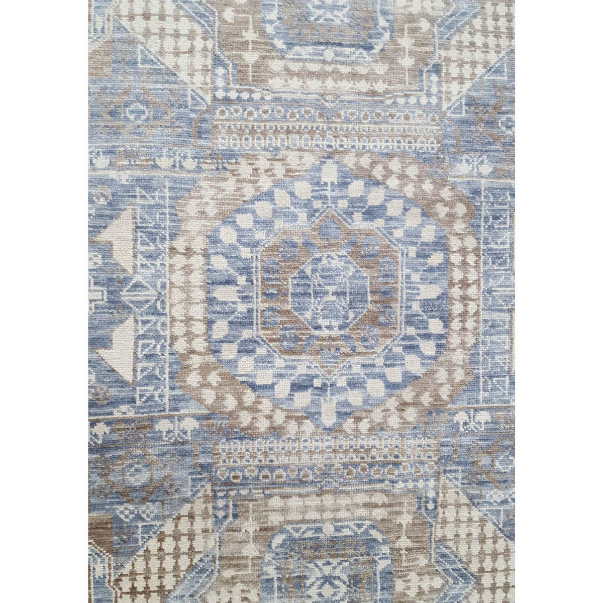 Pacific Soft Melody 41727 Grey Brown Traditional Hand Knotted Rug
