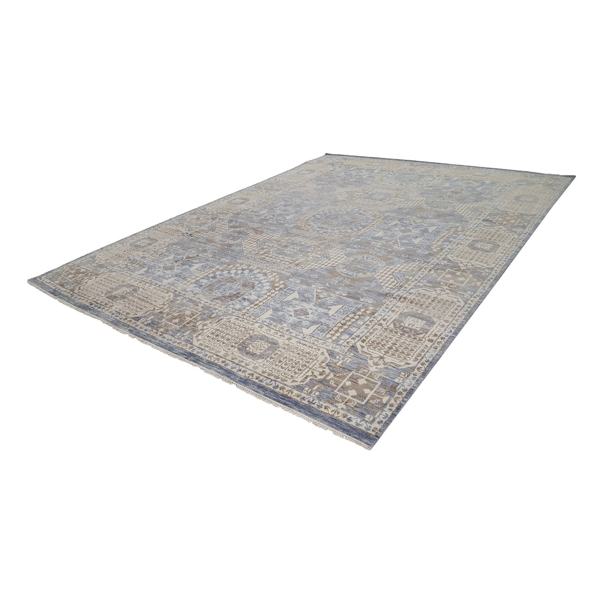 Pacific Soft Melody 41727 Grey Brown Traditional Hand Knotted Rug
