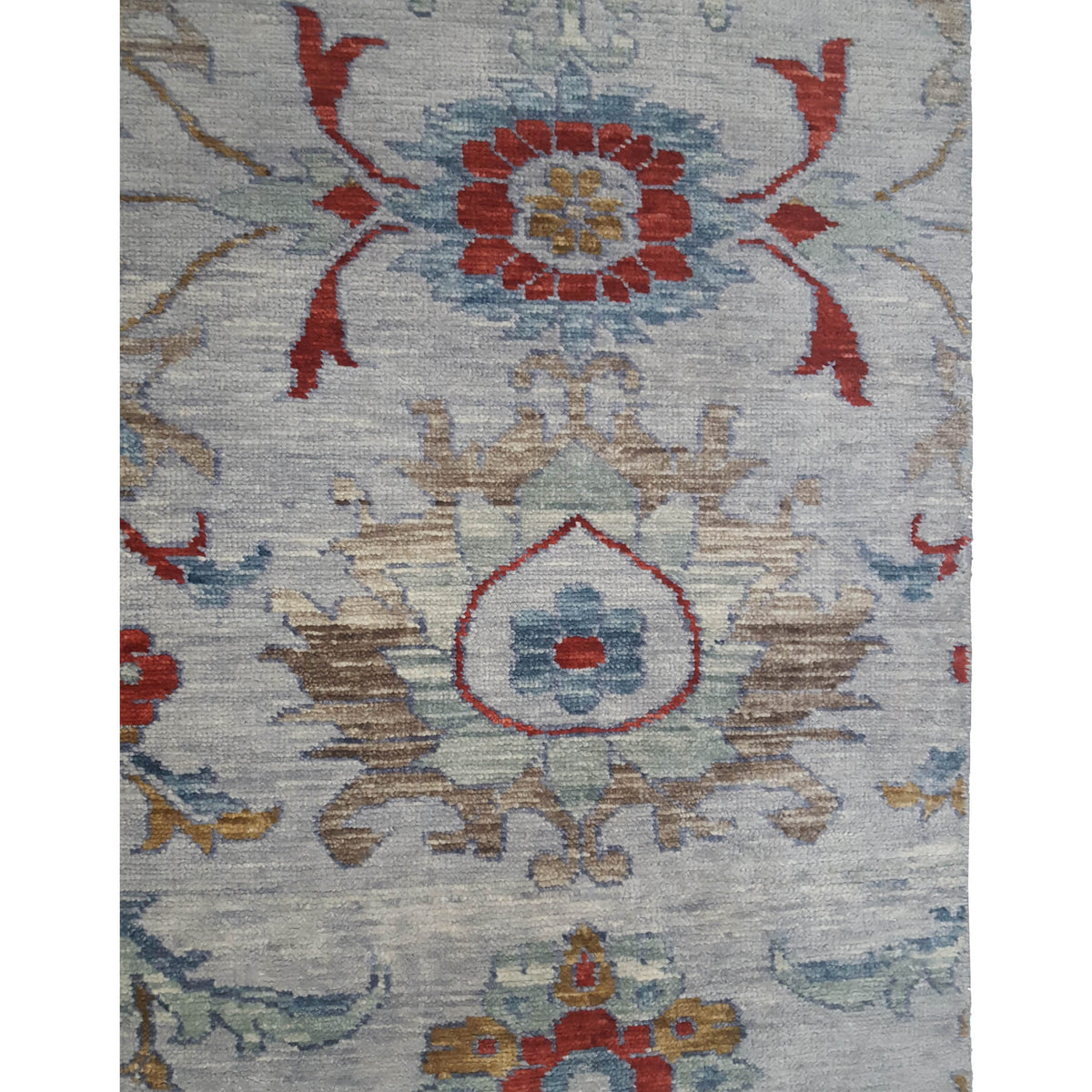 Pacific Soft Melody 41729 Grey Multi Transitional Hand Knotted Rug