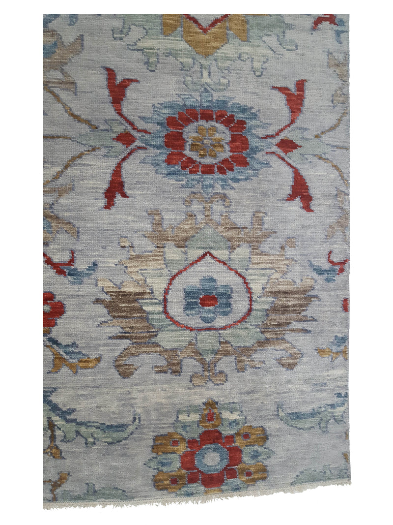 Pacific Soft Melody 41729 Grey Multi Transitional Hand Knotted Rug