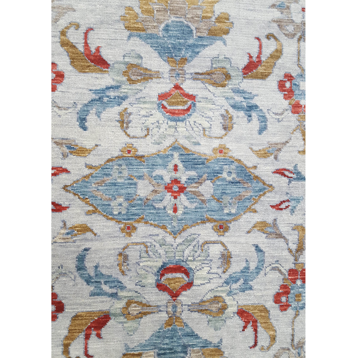 Pacific Soft Melody 41729 Grey Multi Transitional Hand Knotted Rug