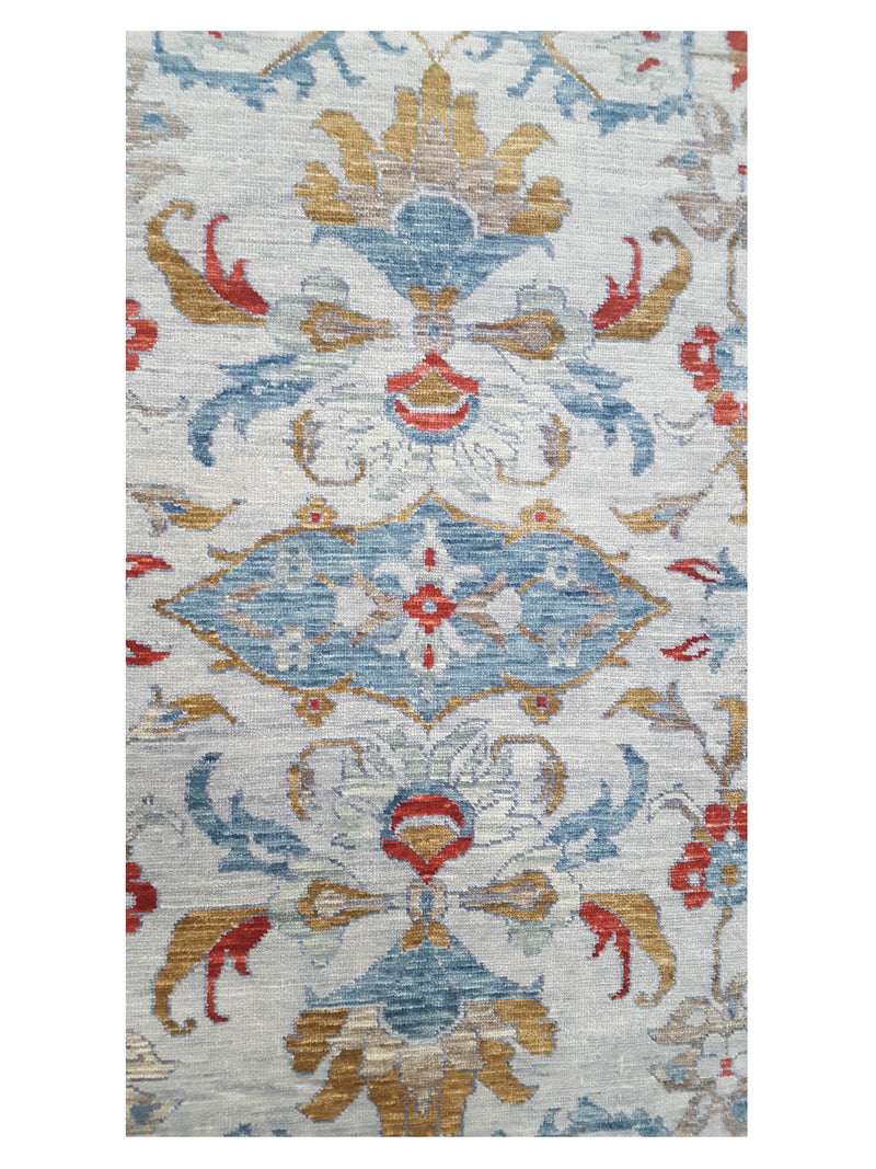 Pacific Soft Melody 41729 Grey Multi Transitional Hand Knotted Rug