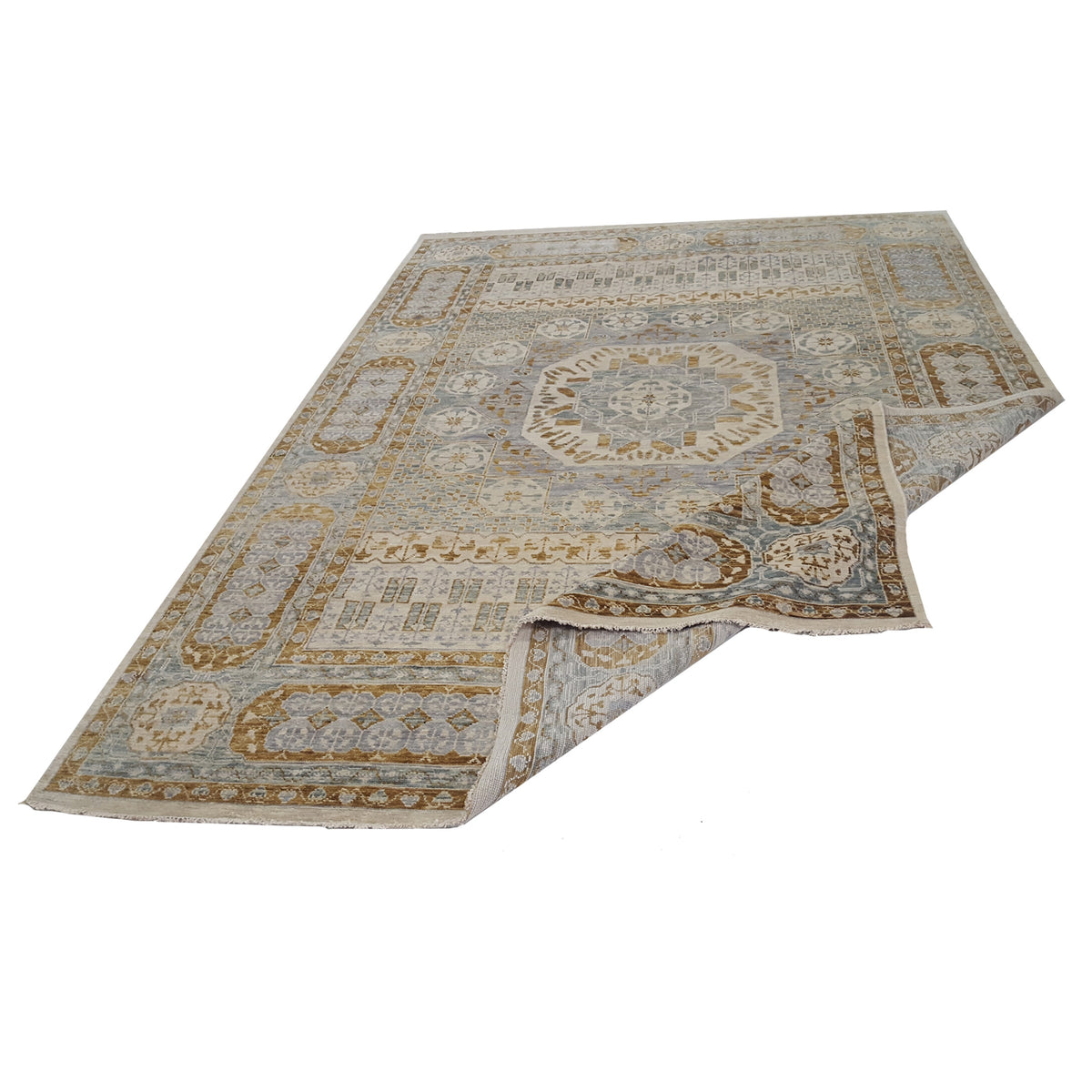 Pacific Anatolian Revival 41733 Ivory Lt.Grey Transitional Hand Knotted Rug