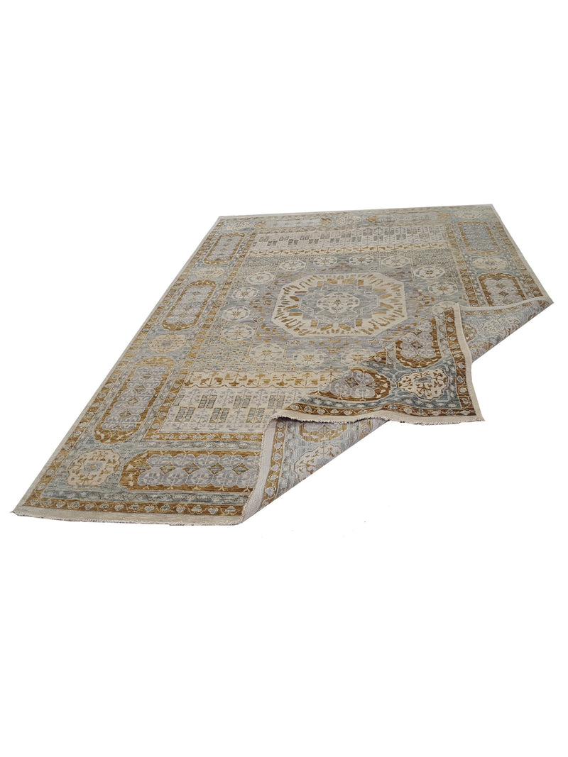 Pacific Anatolian Revival 41733 Ivory Lt.Grey Transitional Hand Knotted Rug