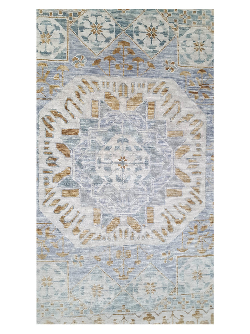 Pacific Anatolian Revival 41733 Ivory Lt.Grey Transitional Hand Knotted Rug