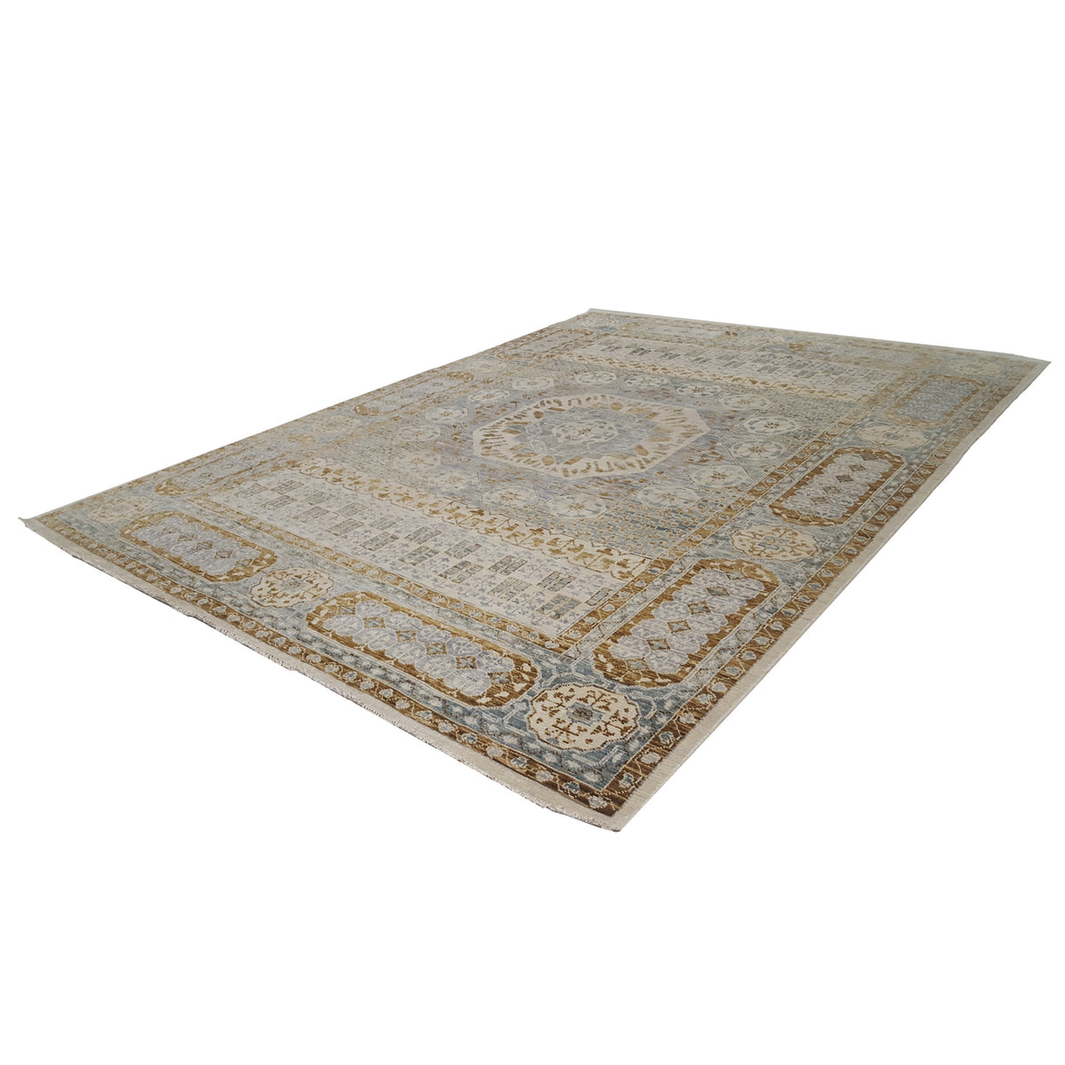 Pacific Anatolian Revival 41733 Ivory Lt.Grey Transitional Hand Knotted Rug