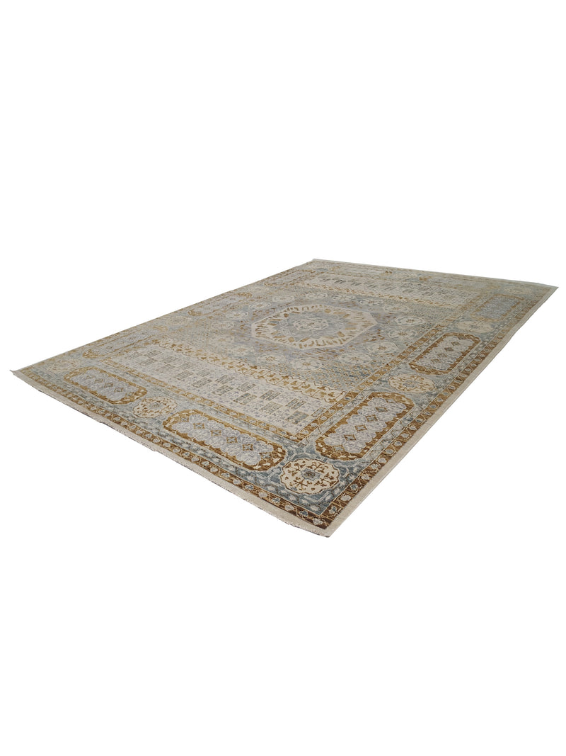 Pacific Anatolian Revival 41733 Ivory Lt.Grey Transitional Hand Knotted Rug