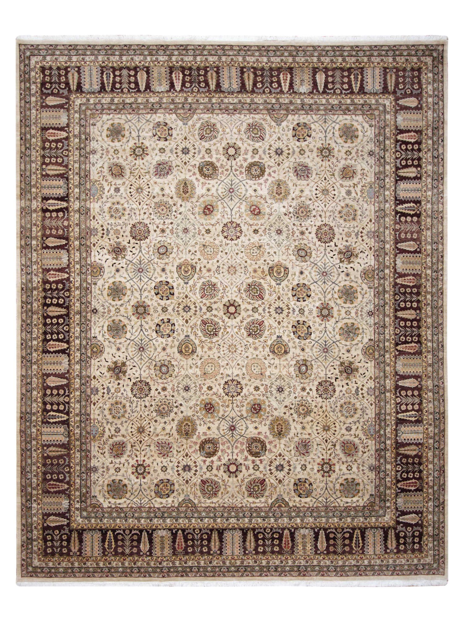 Pacific Crown  Beige Brown Traditional
