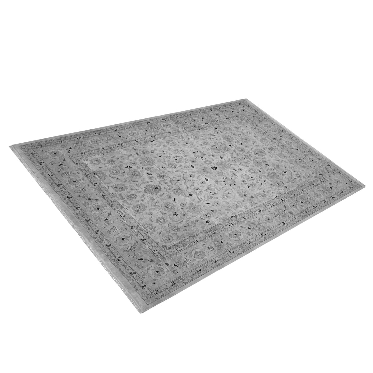 Pacific Classic 41744 Grey Grey Traditional Hand Knotted Rug