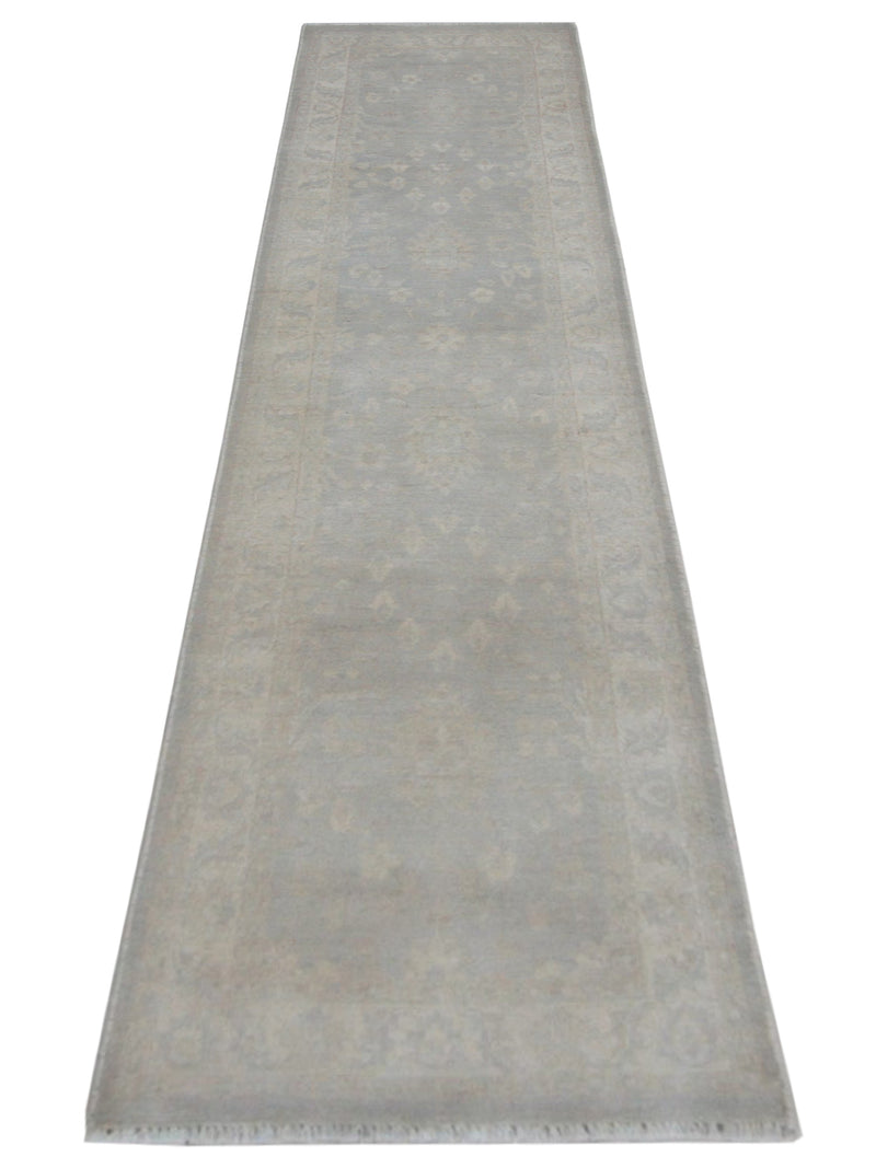 Pacific Ziegler 41747 Blue Ivory Transitional Hand Knotted Rug