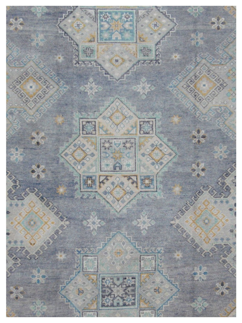 Pacific Ushak 41748 Grey Ivory Transitional Hand Knotted Rug