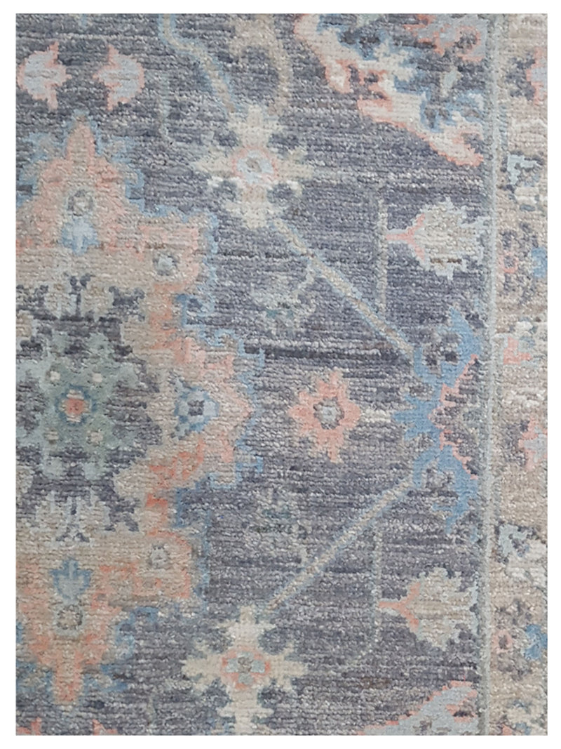 Pacific Ziegler Silk Route 41751 Grey Lt.Grey Transitional Hand Knotted Rug