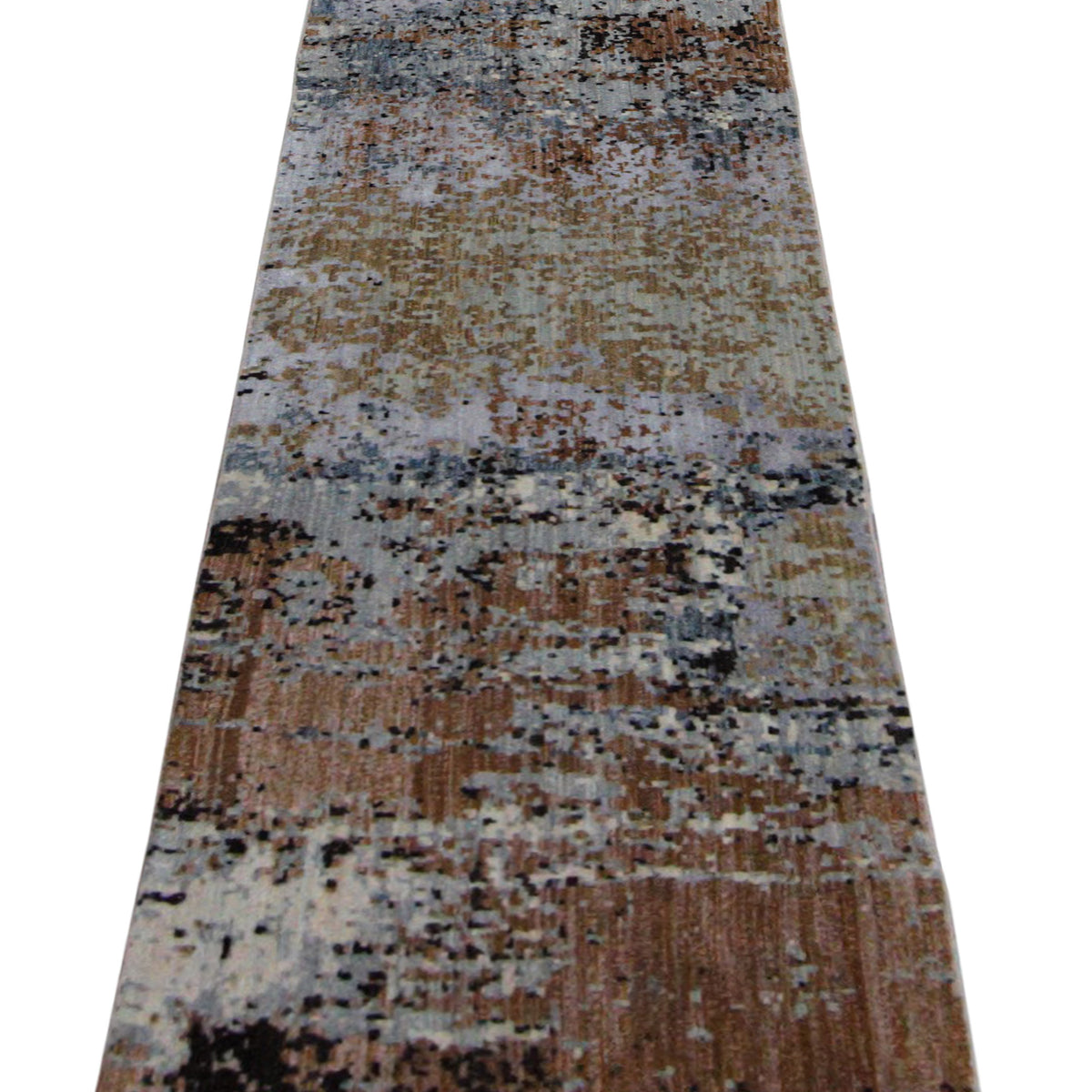 Pacific Galaxy 41759 Brown Multi Modern Hand Knotted Rug