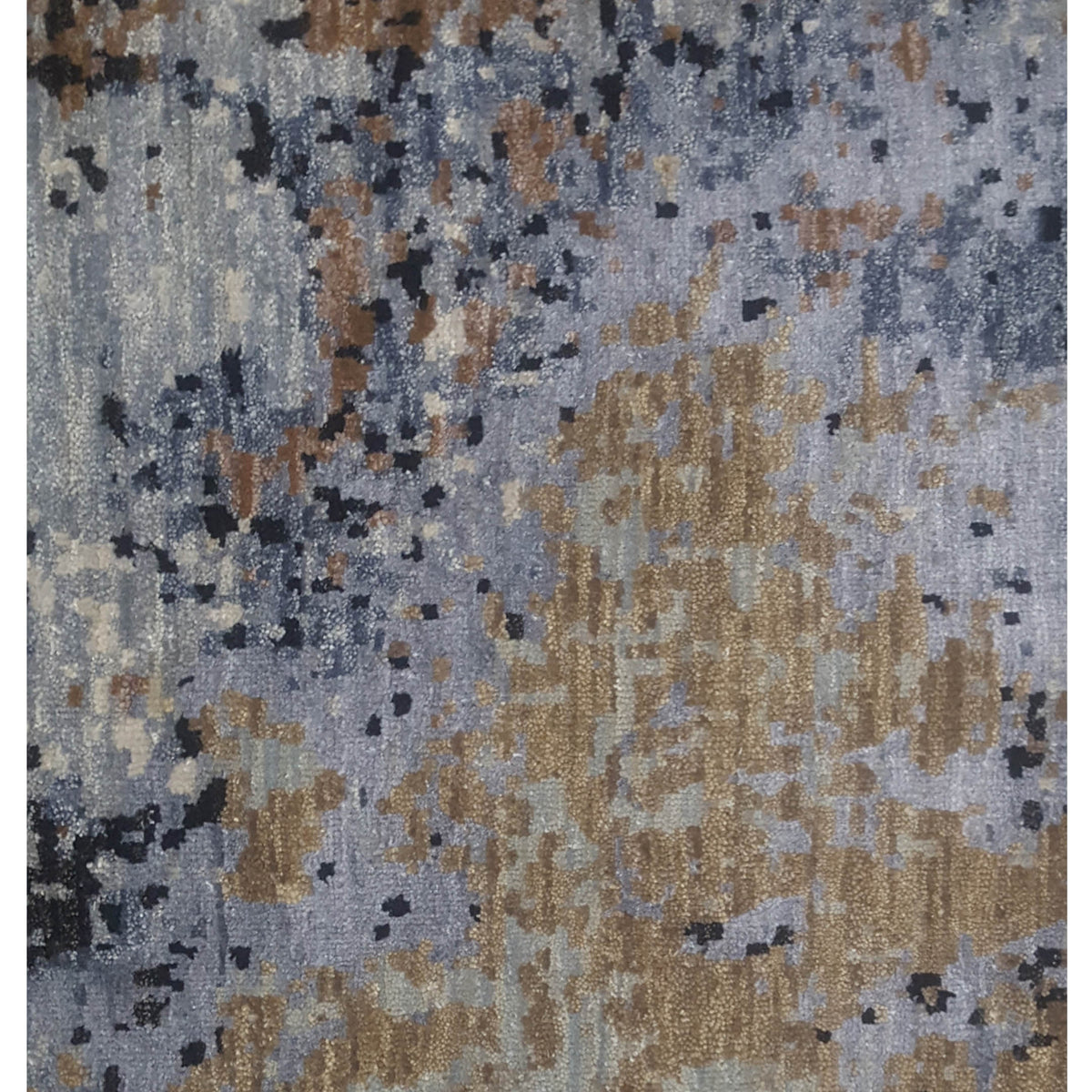 Pacific Galaxy 41759 Brown Multi Modern Hand Knotted Rug