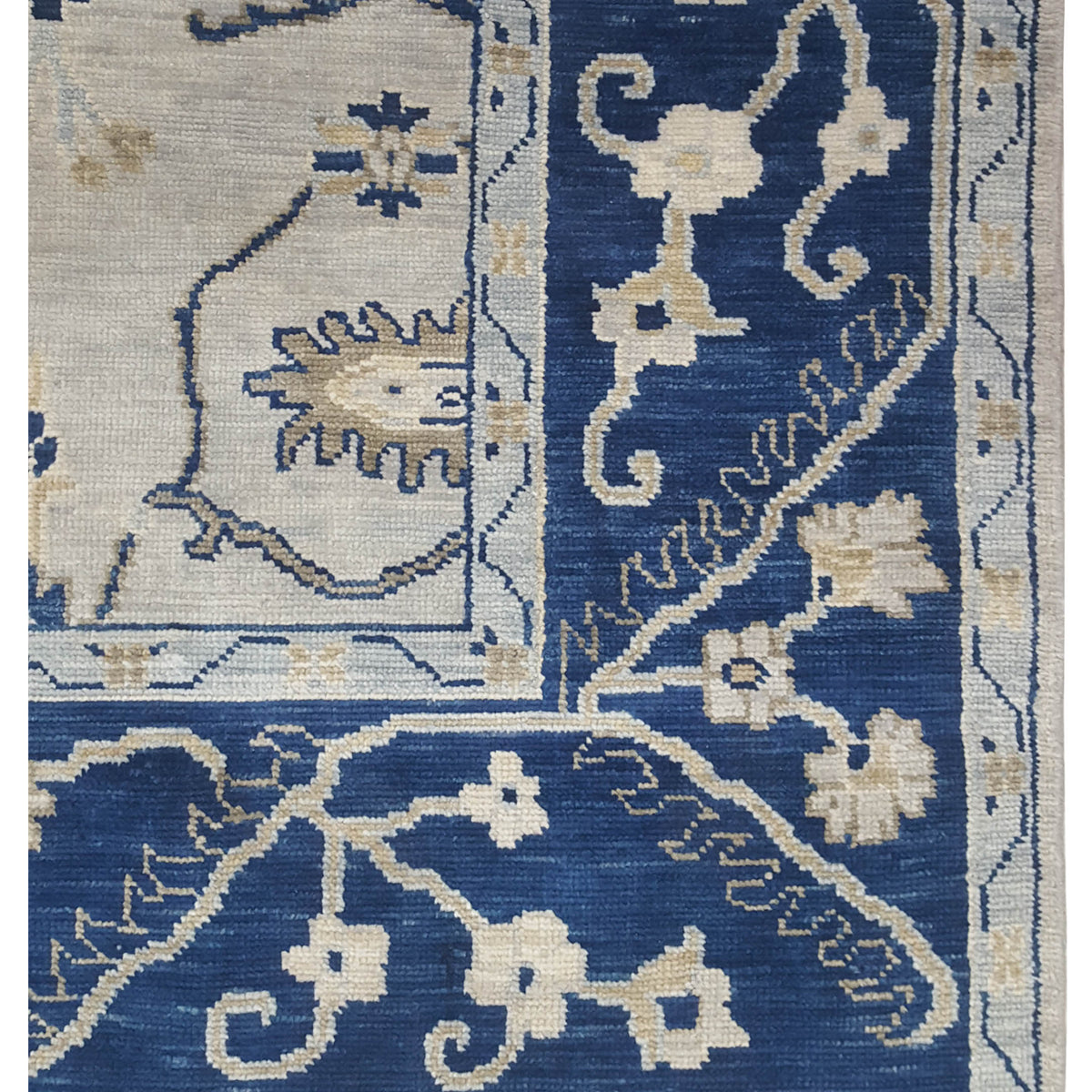 Pacific Anatolian Revival 41766 Lt.Grey Navy Transitional Hand Knotted Rug