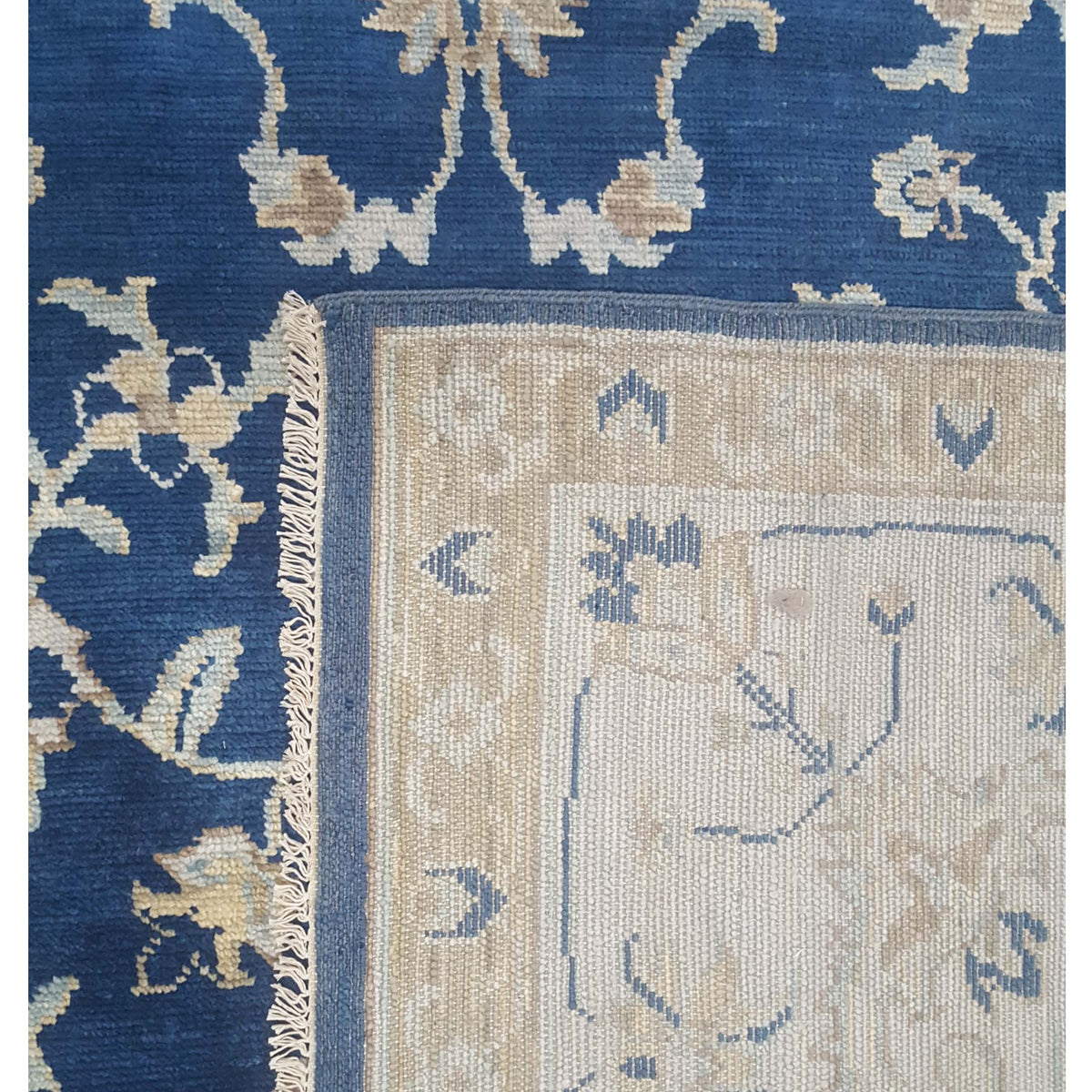 Pacific Anatolian Revival 41767 Navy Lt.Grey Transitional Hand Knotted Rug