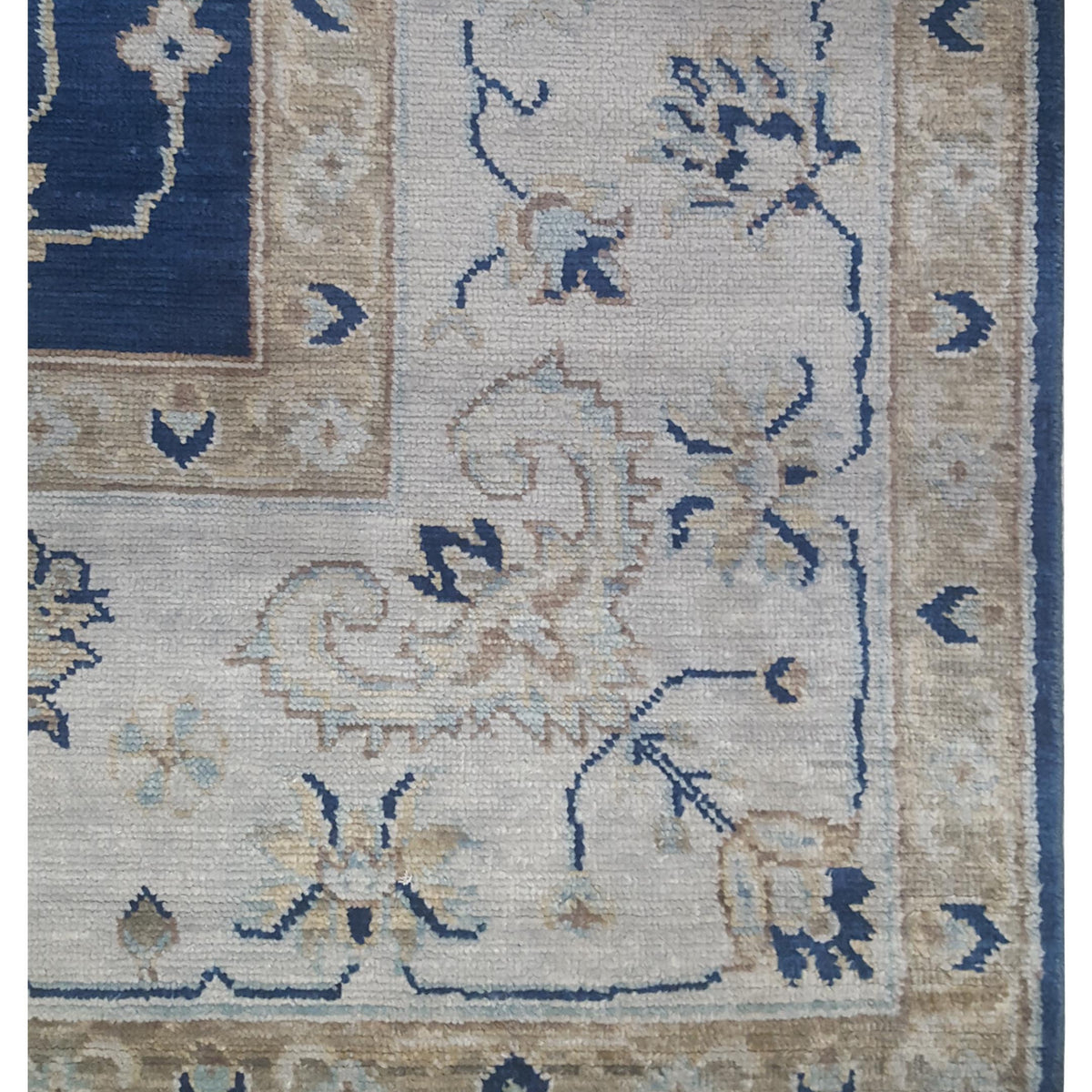Pacific Anatolian Revival 41767 Navy Lt.Grey Transitional Hand Knotted Rug