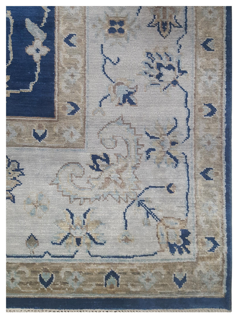 Pacific Anatolian Revival 41767 Navy Lt.Grey Transitional Hand Knotted Rug