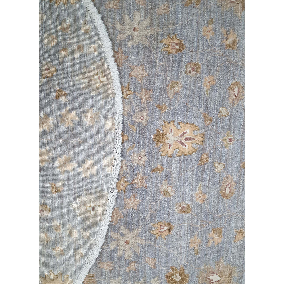 Pacific Ziegler 41772 Grey Grey Transitional Hand Knotted Rug