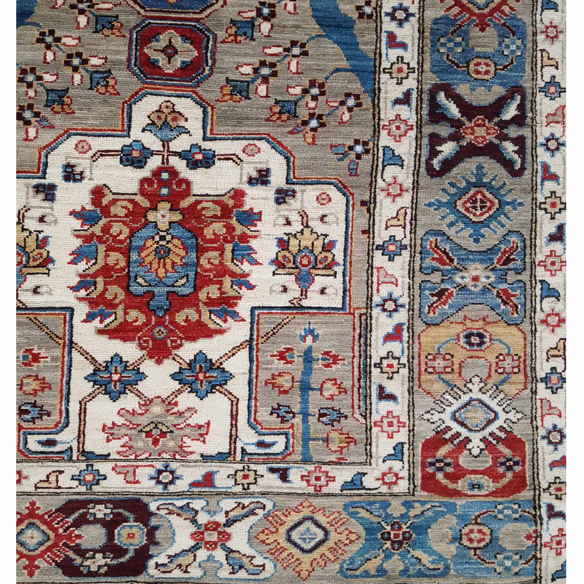 Pacific Ziegler 41774 Lt.Grey Lt.Grey Transitional Hand Knotted Rug