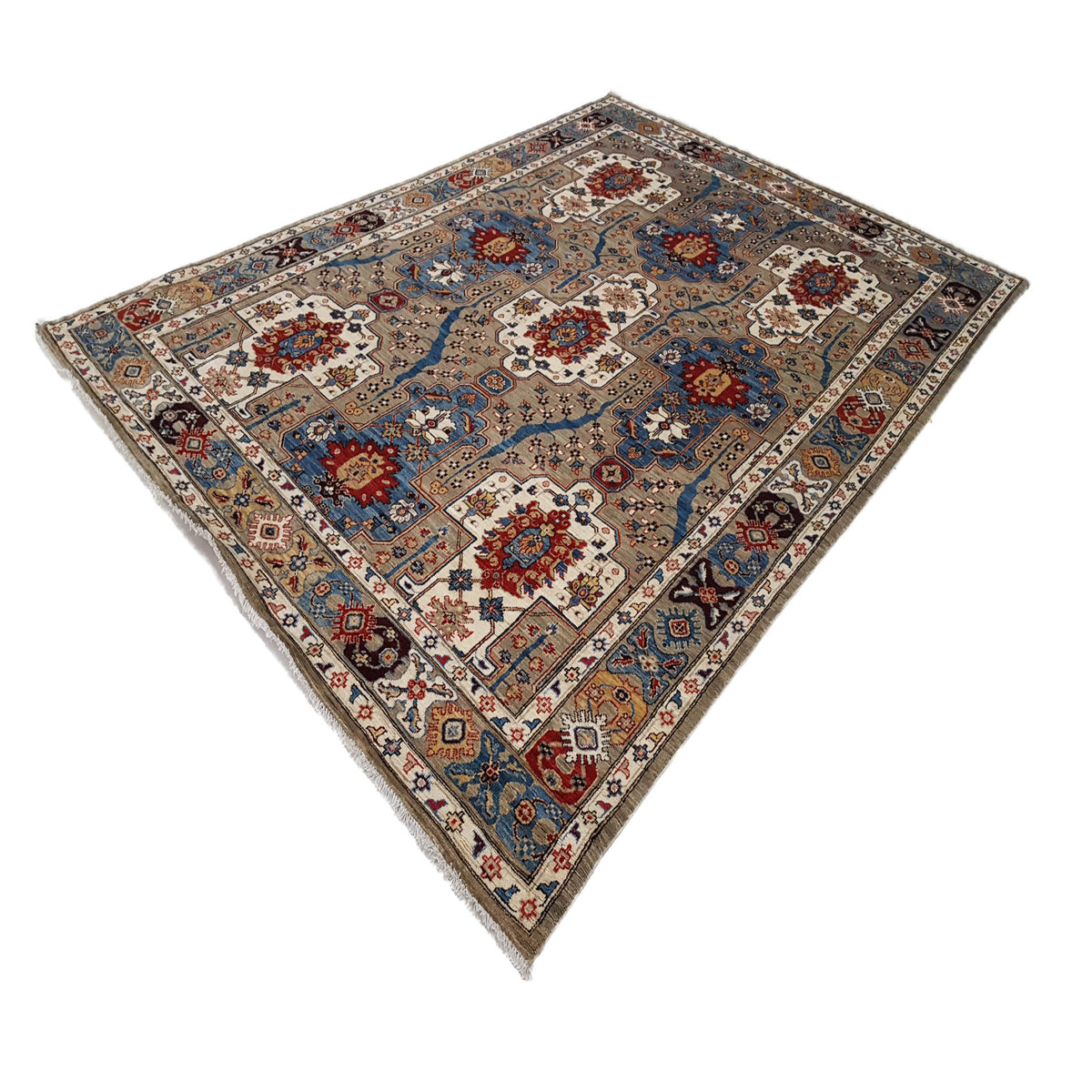 Pacific Ziegler 41774 Lt.Grey Lt.Grey Transitional Hand Knotted Rug