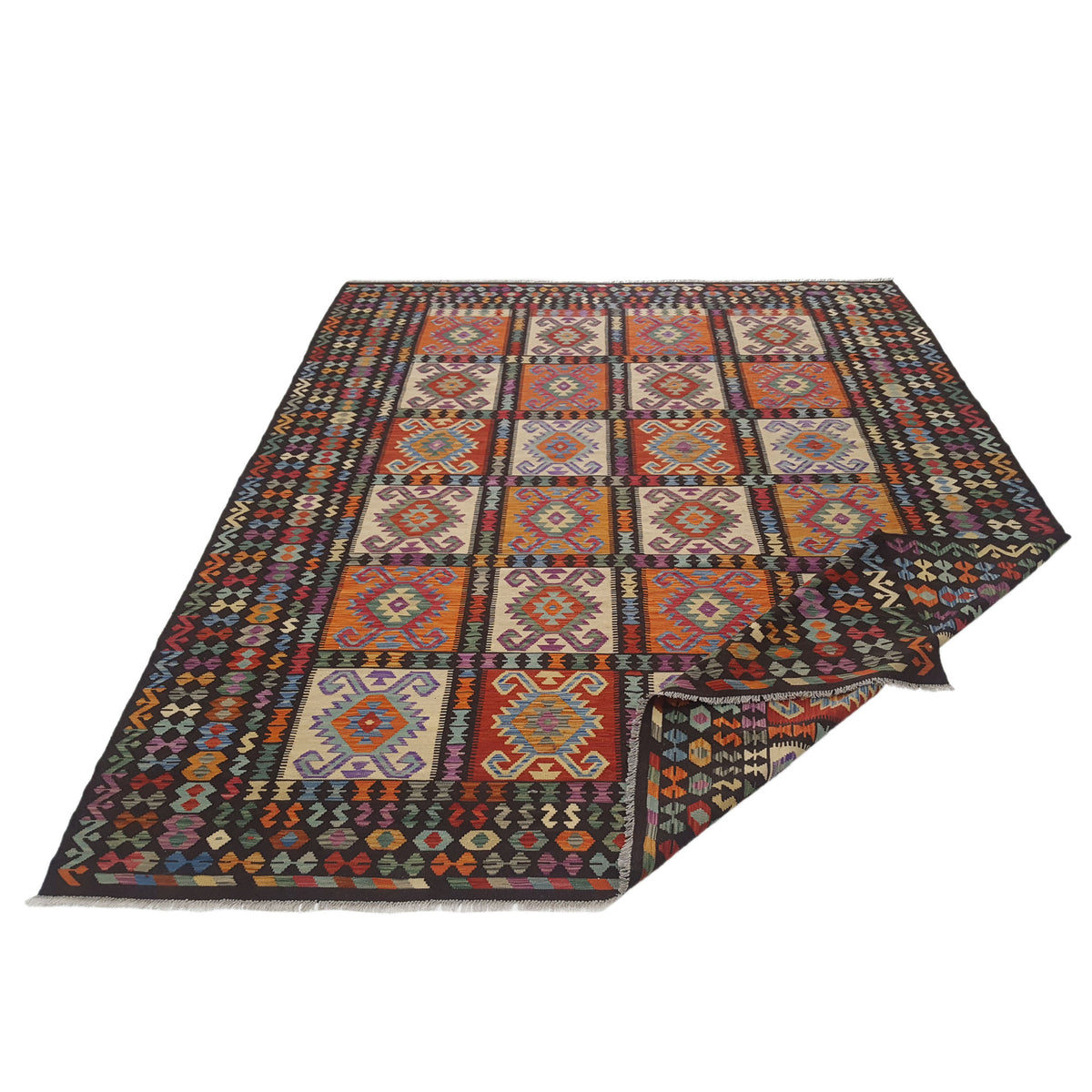 Aura Kilim 41806 Multi Multi Kilim Hand Woven Rug